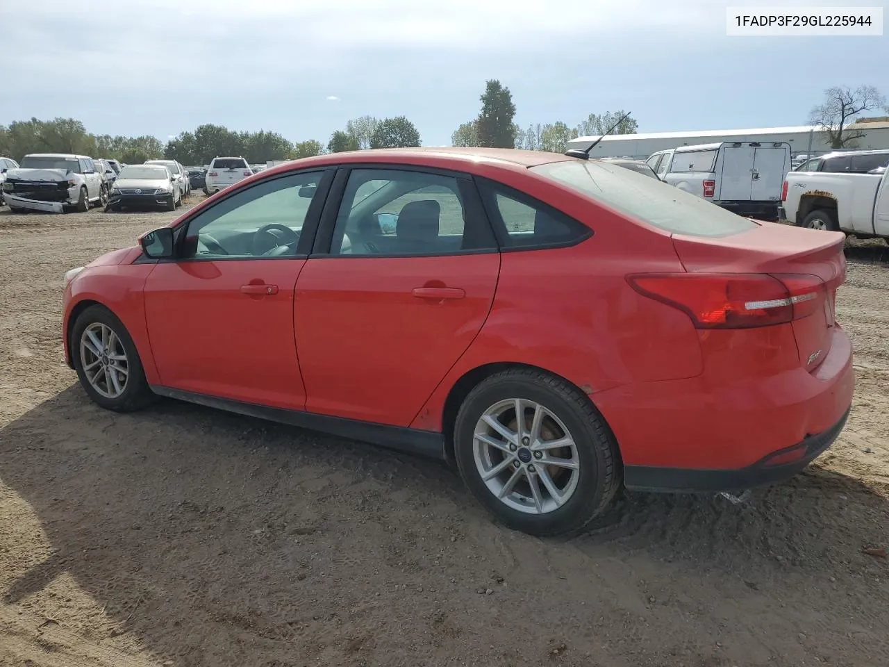 2016 Ford Focus Se VIN: 1FADP3F29GL225944 Lot: 70276484