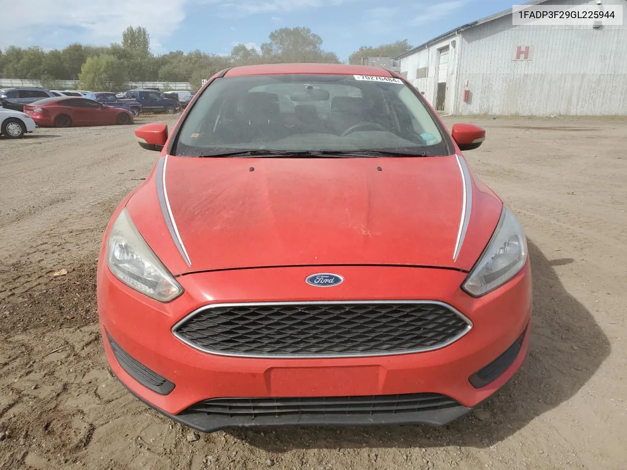 2016 Ford Focus Se VIN: 1FADP3F29GL225944 Lot: 70276484