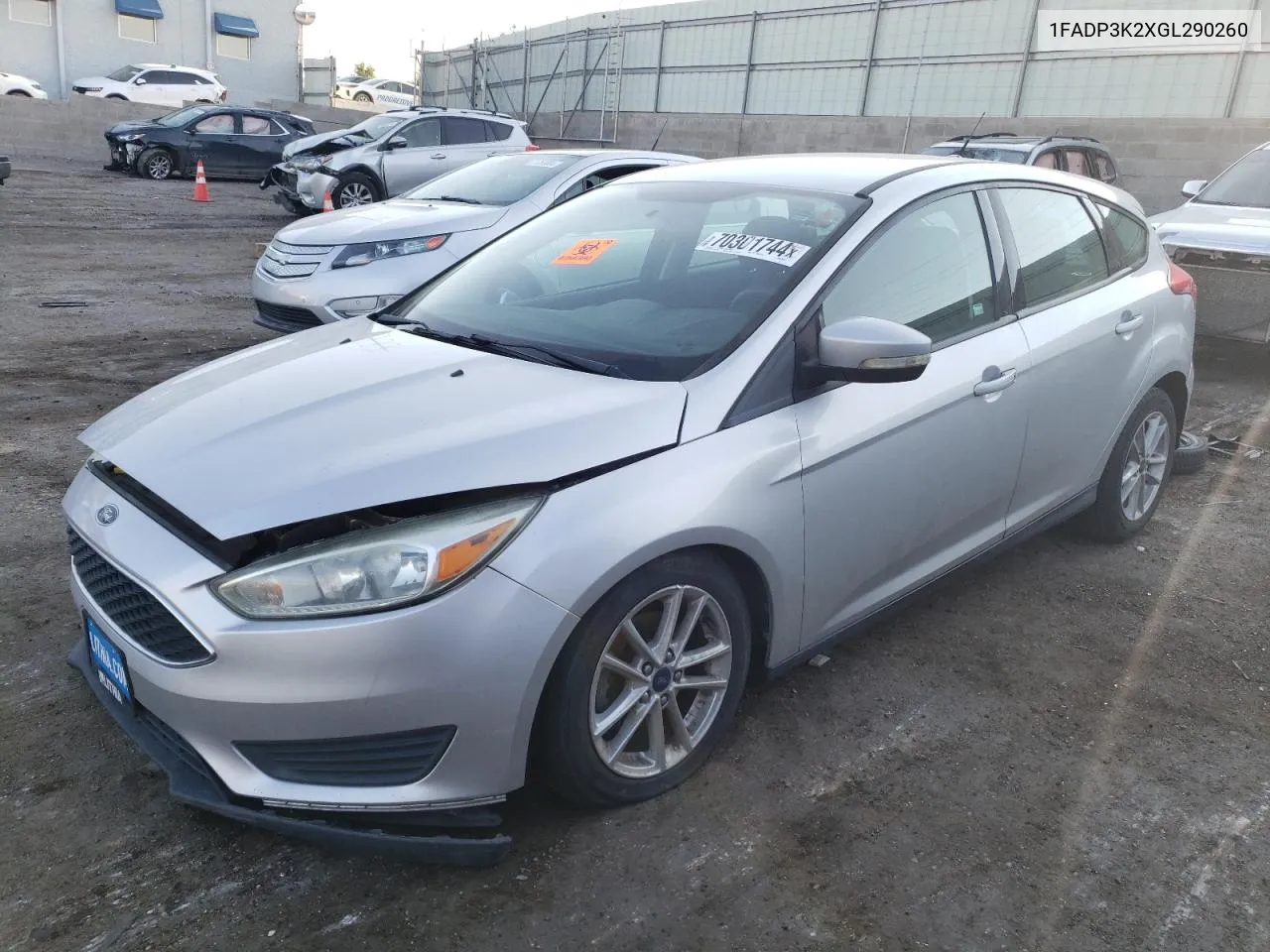 1FADP3K2XGL290260 2016 Ford Focus Se