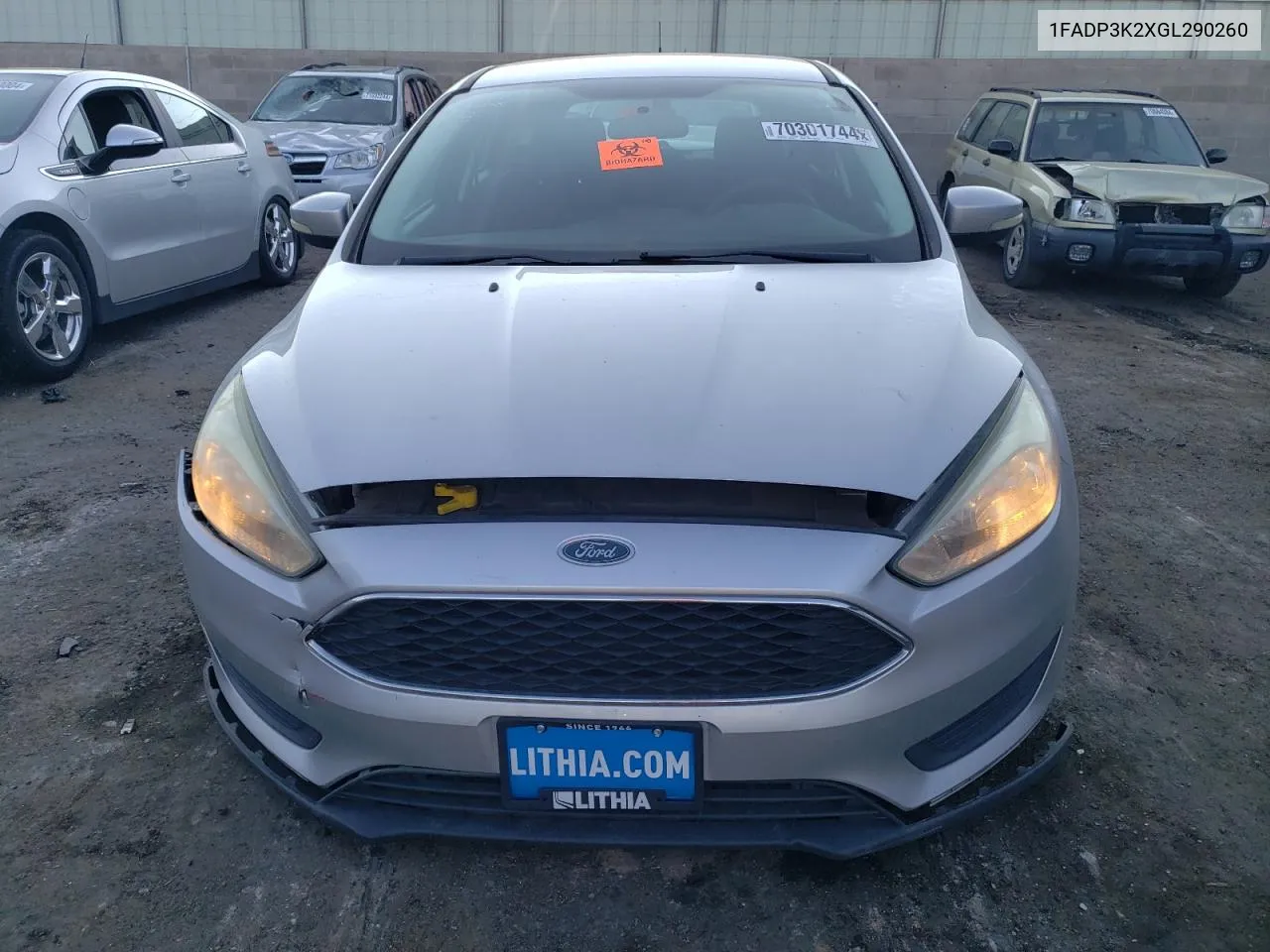 1FADP3K2XGL290260 2016 Ford Focus Se