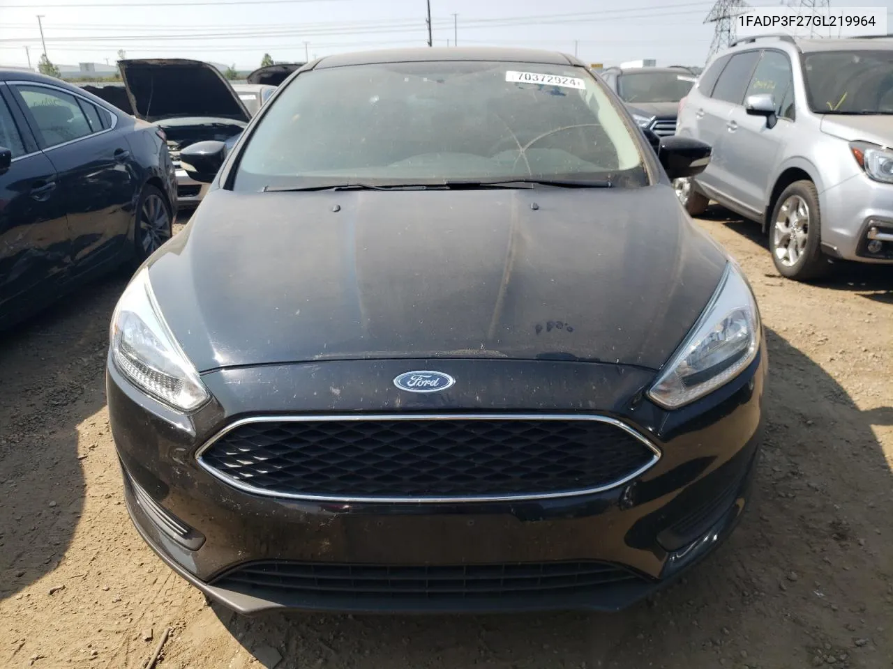 2016 Ford Focus Se VIN: 1FADP3F27GL219964 Lot: 70372924