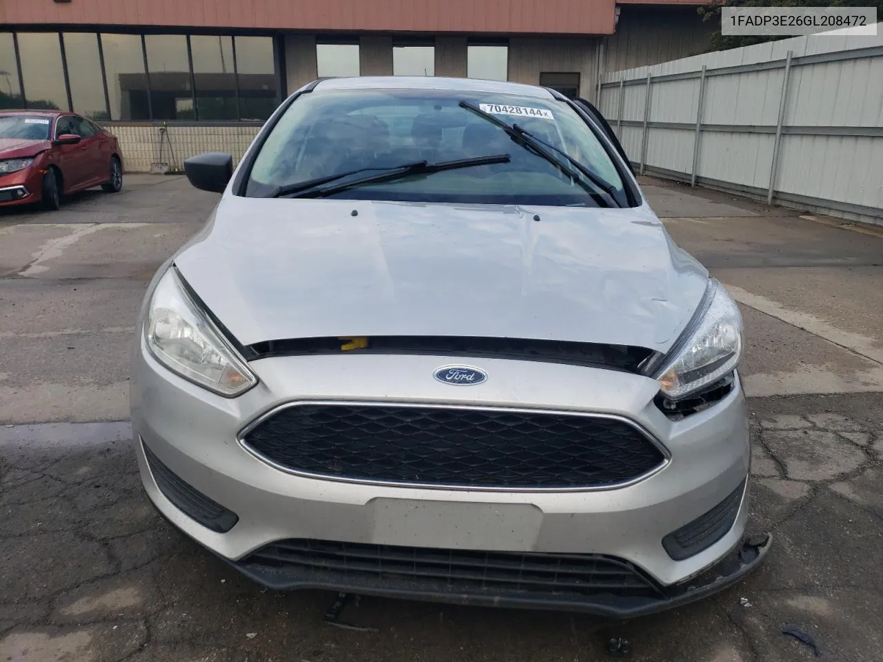 2016 Ford Focus S VIN: 1FADP3E26GL208472 Lot: 70428144