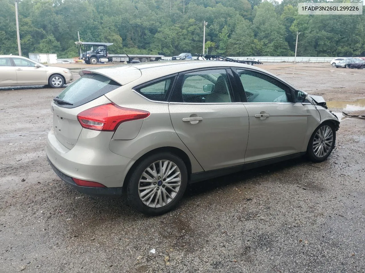 2016 Ford Focus Titanium VIN: 1FADP3N26GL299226 Lot: 70509234