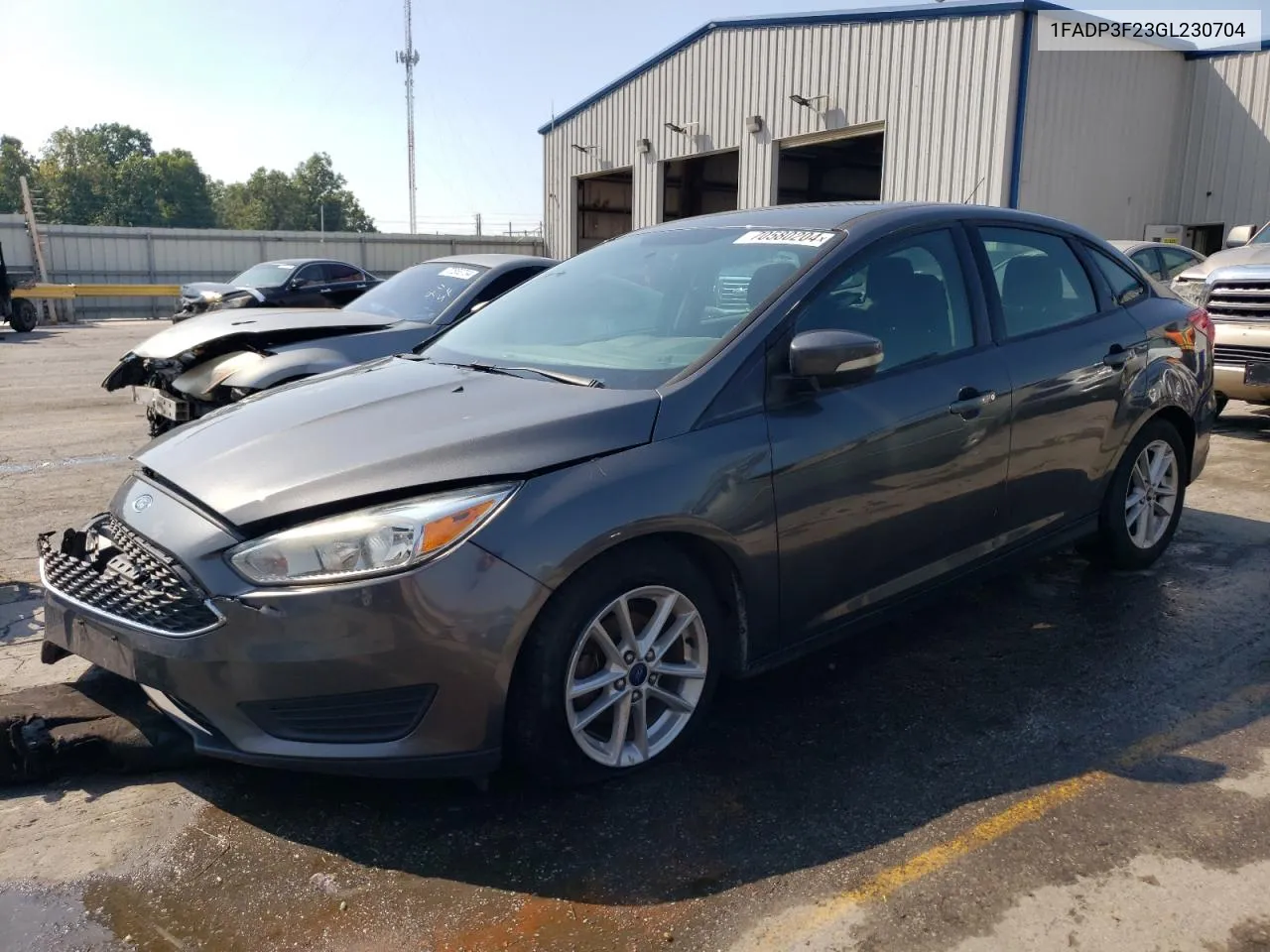 2016 Ford Focus Se VIN: 1FADP3F23GL230704 Lot: 70580204