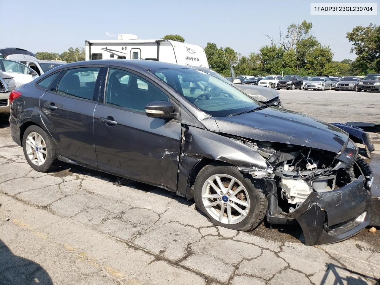 2016 Ford Focus Se VIN: 1FADP3F23GL230704 Lot: 70580204