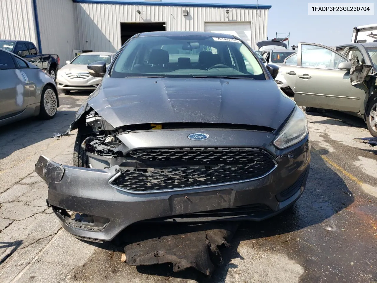 2016 Ford Focus Se VIN: 1FADP3F23GL230704 Lot: 70580204