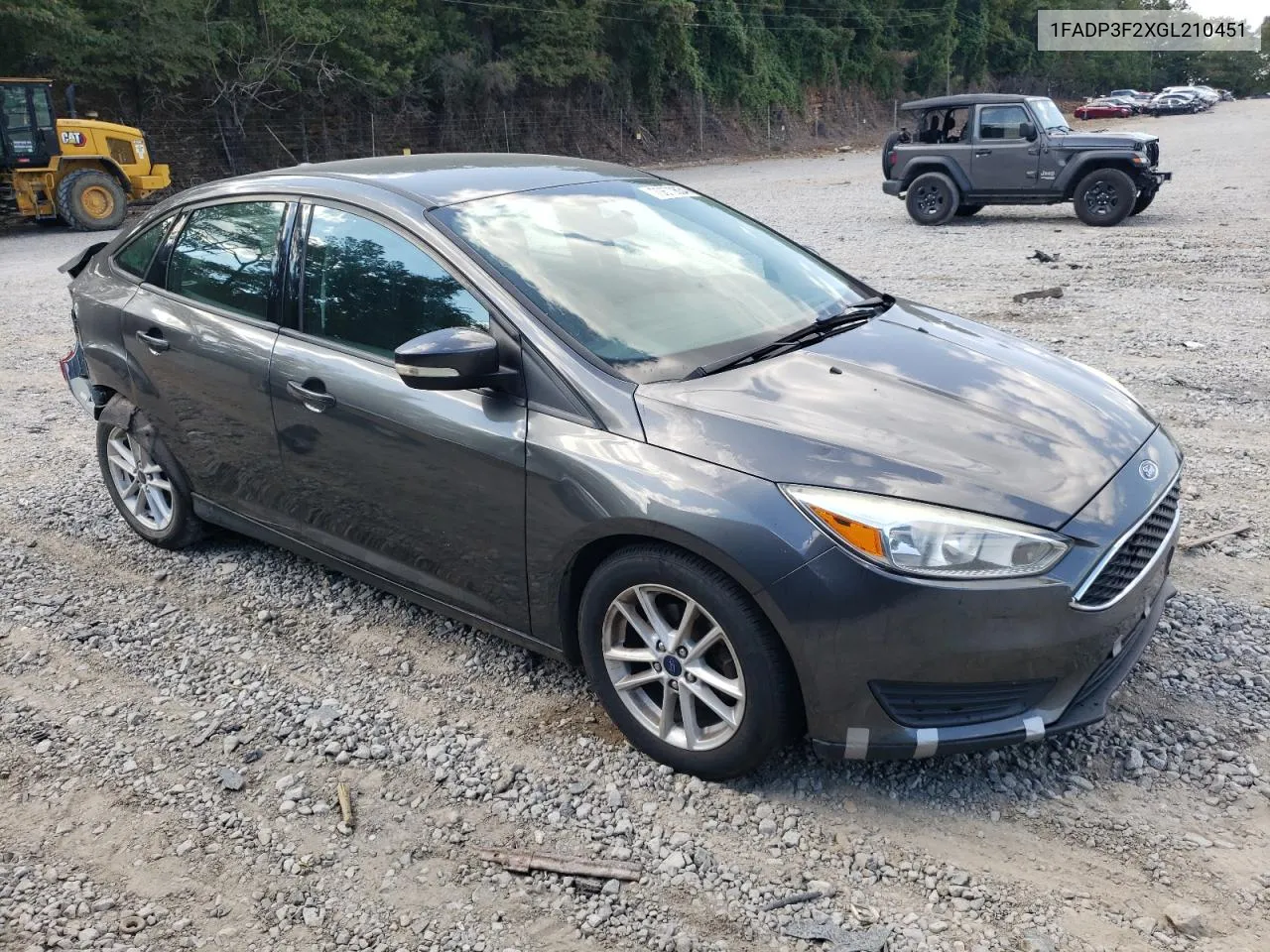 2016 Ford Focus Se VIN: 1FADP3F2XGL210451 Lot: 70670634