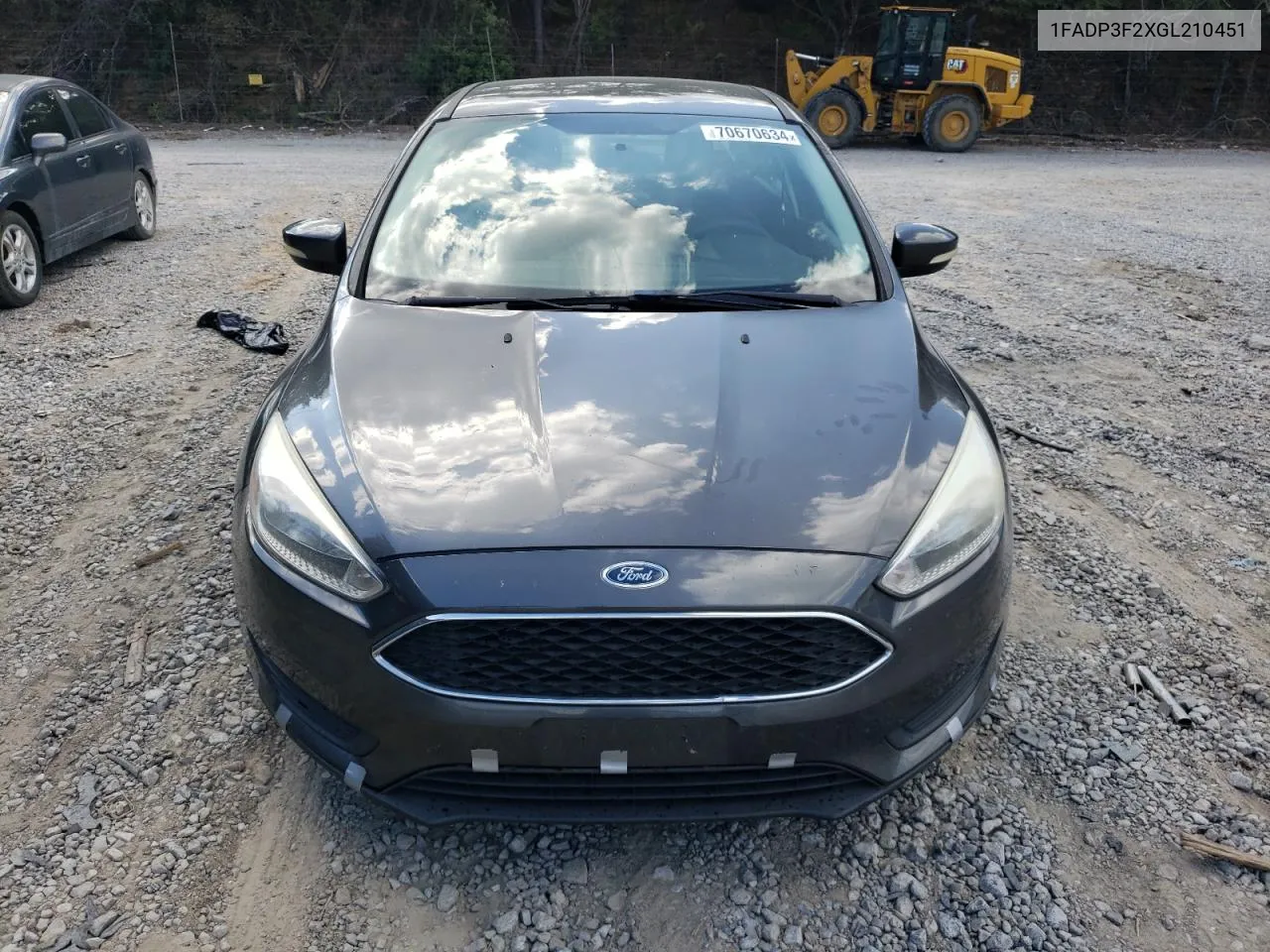 2016 Ford Focus Se VIN: 1FADP3F2XGL210451 Lot: 70670634