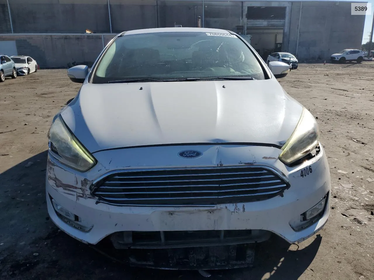 2016 Ford Focus VIN: 5389 Lot: 70860644