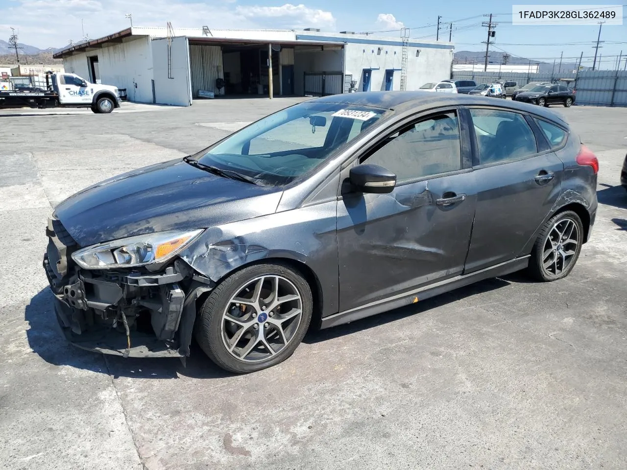 2016 Ford Focus Se VIN: 1FADP3K28GL362489 Lot: 70931234