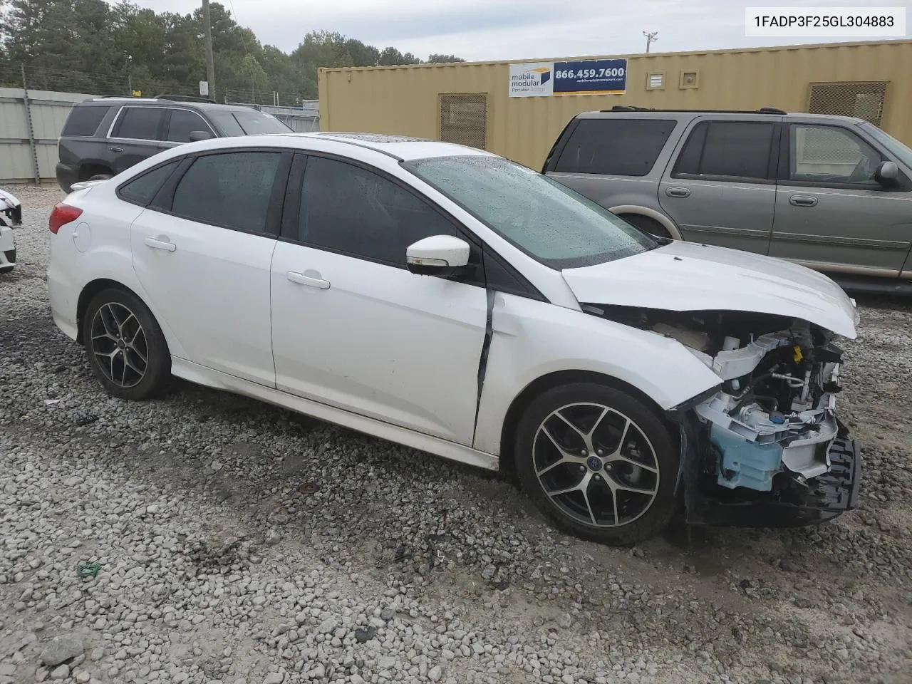 2016 Ford Focus Se VIN: 1FADP3F25GL304883 Lot: 71003354