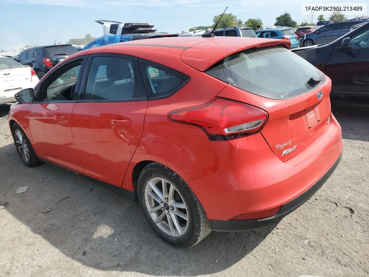 2016 Ford Focus Se VIN: 1FADP3K29GL213489 Lot: 71205774