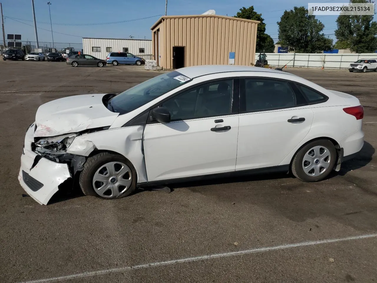 2016 Ford Focus S VIN: 1FADP3E2XGL215134 Lot: 71222864