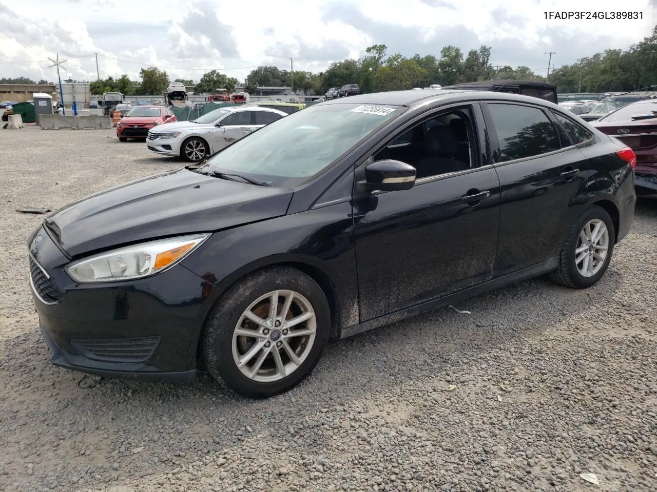 2016 Ford Focus Se VIN: 1FADP3F24GL389831 Lot: 71255914