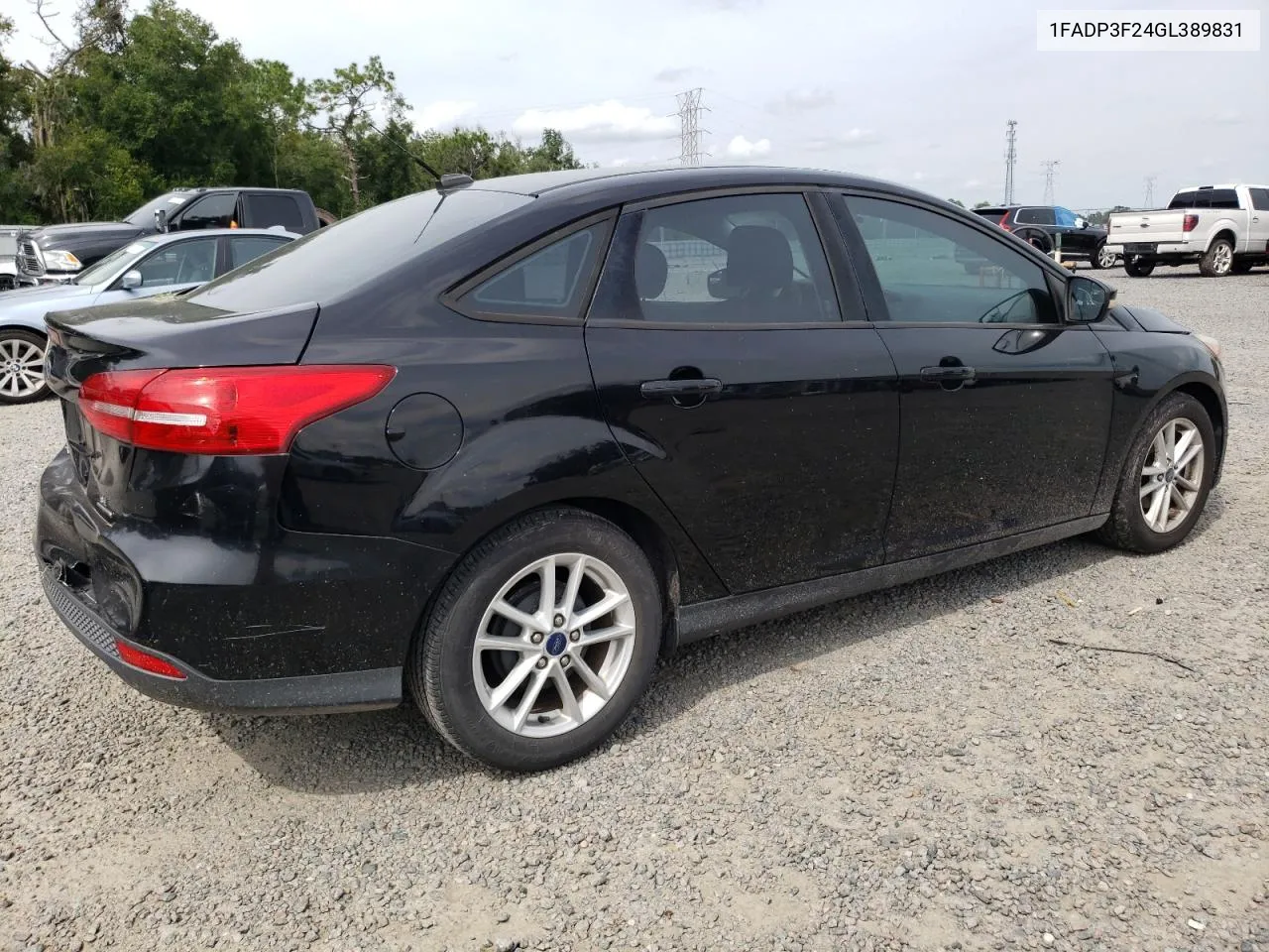 2016 Ford Focus Se VIN: 1FADP3F24GL389831 Lot: 71255914