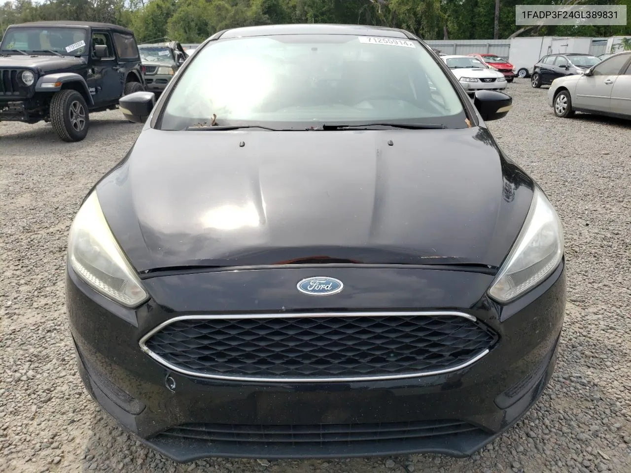 2016 Ford Focus Se VIN: 1FADP3F24GL389831 Lot: 71255914