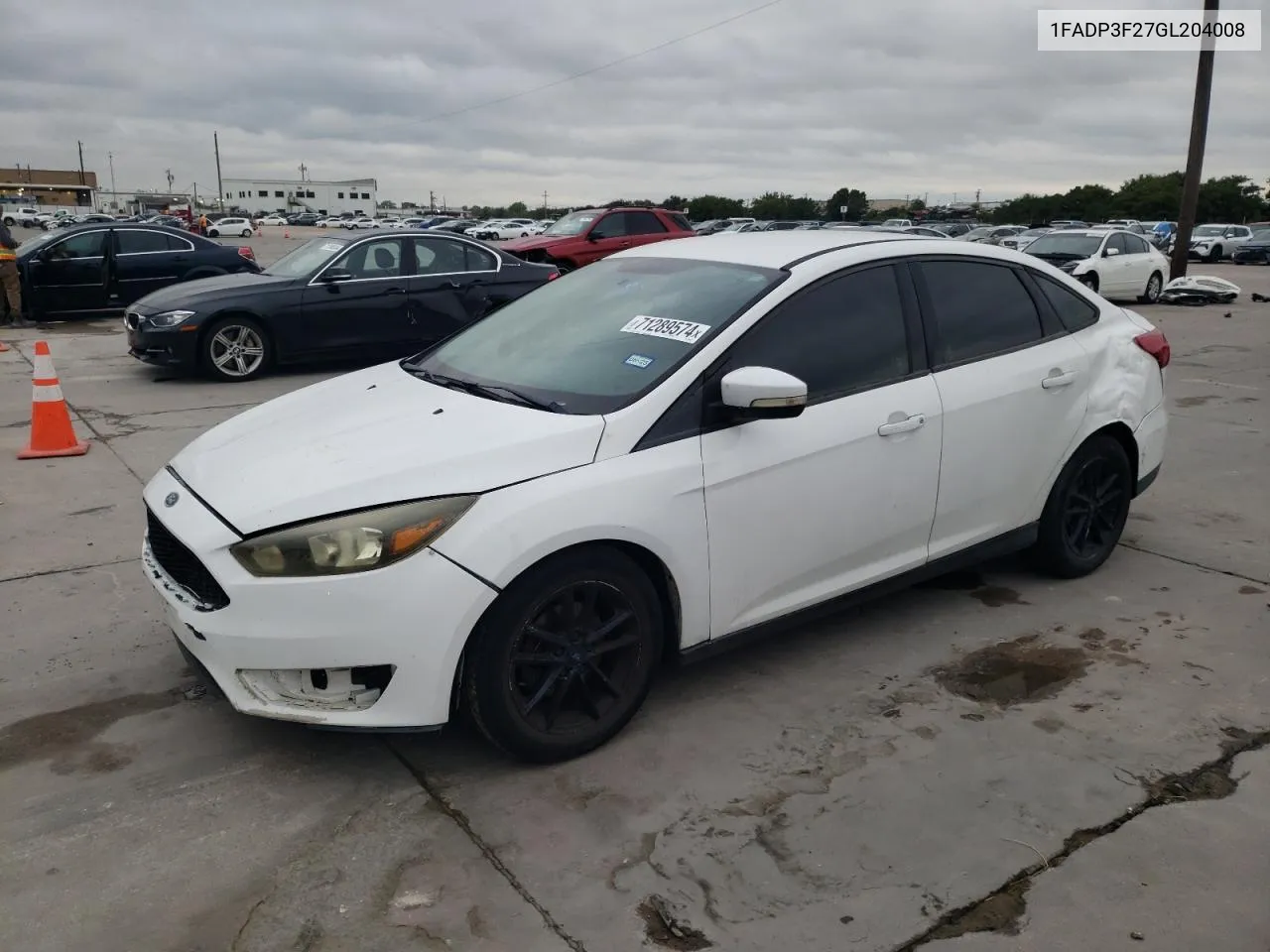 1FADP3F27GL204008 2016 Ford Focus Se