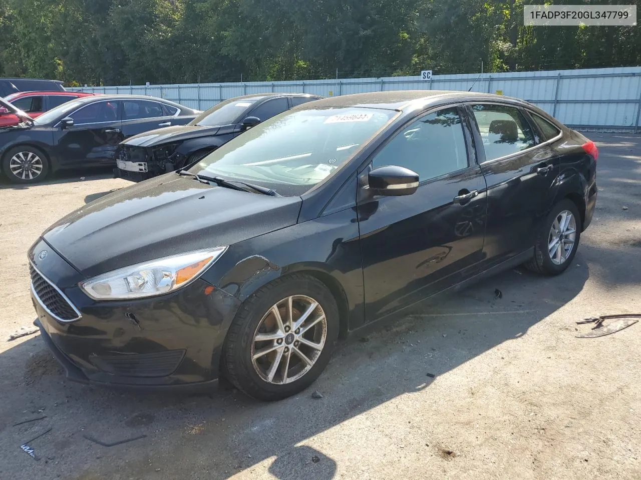 2016 Ford Focus Se VIN: 1FADP3F20GL347799 Lot: 71459644