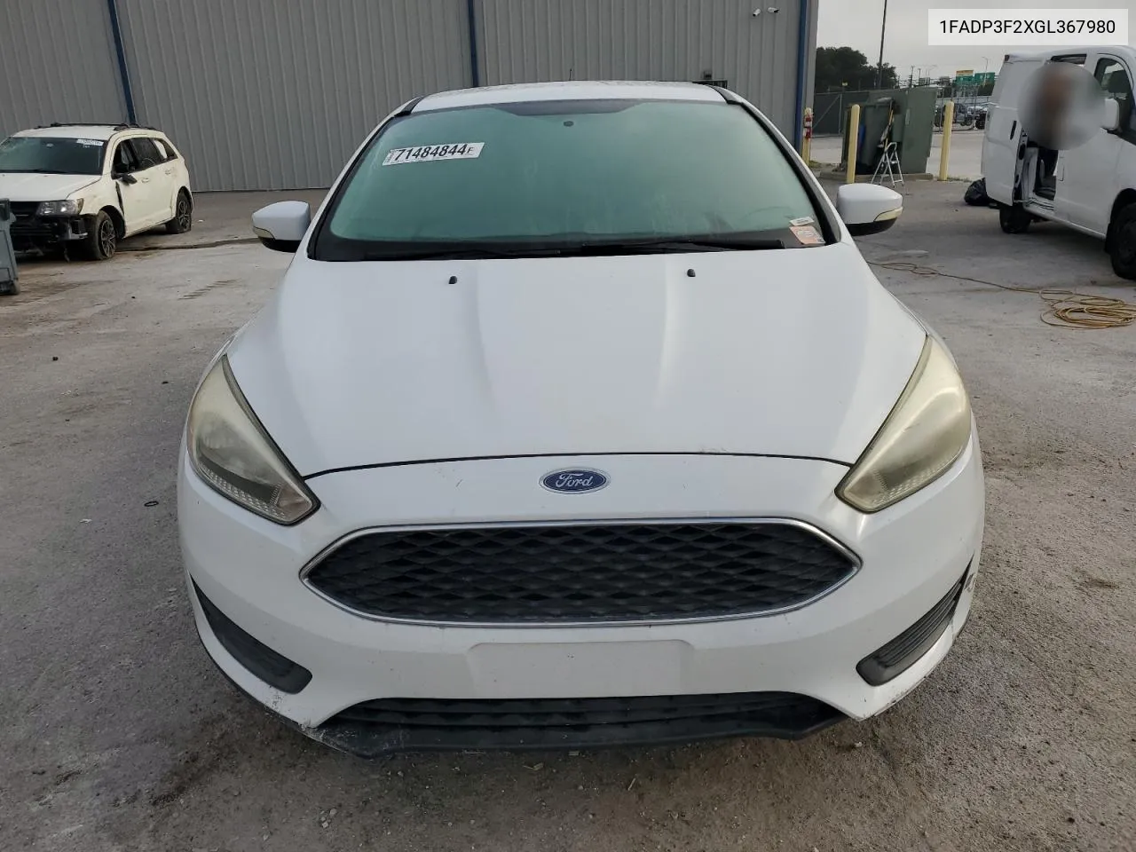 2016 Ford Focus Se VIN: 1FADP3F2XGL367980 Lot: 71484844