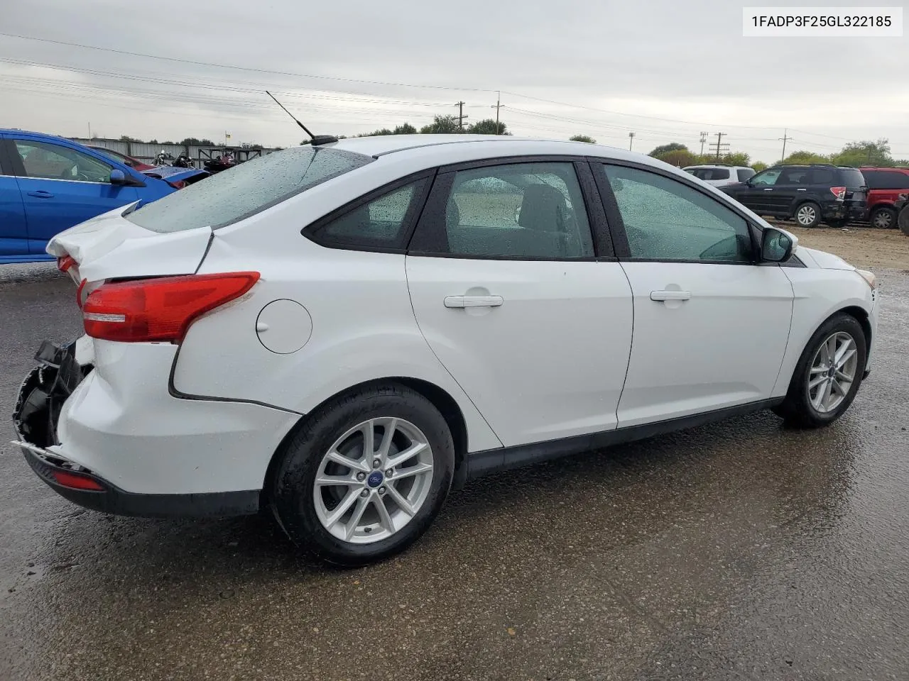 2016 Ford Focus Se VIN: 1FADP3F25GL322185 Lot: 71493704