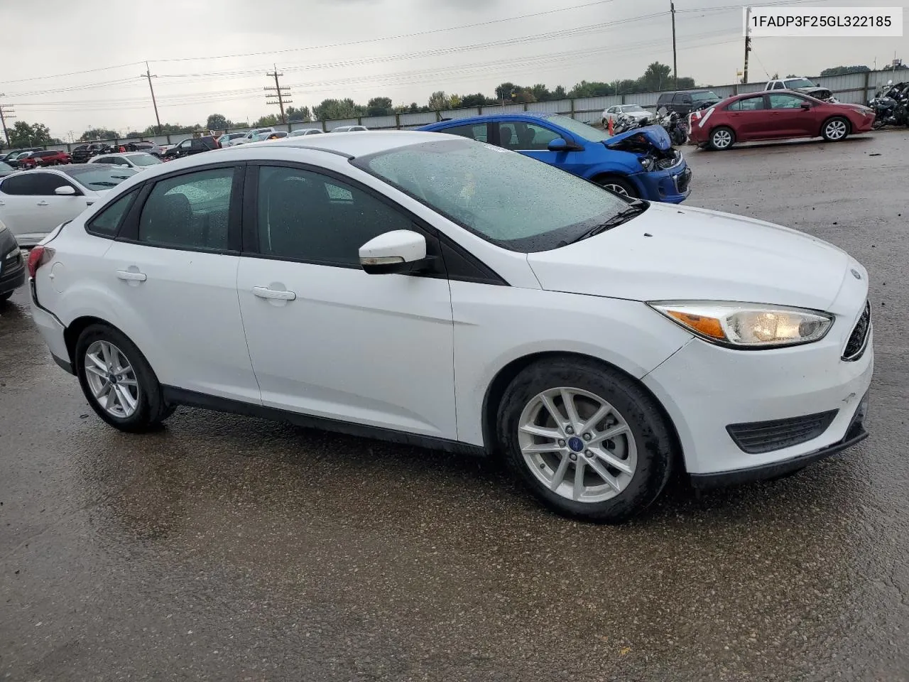 2016 Ford Focus Se VIN: 1FADP3F25GL322185 Lot: 71493704