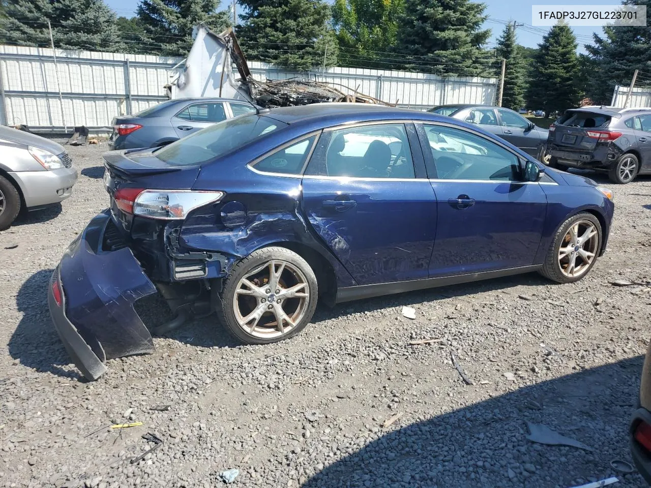 1FADP3J27GL223701 2016 Ford Focus Titanium