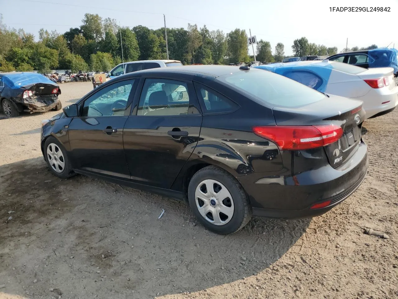 2016 Ford Focus S VIN: 1FADP3E29GL249842 Lot: 71564774