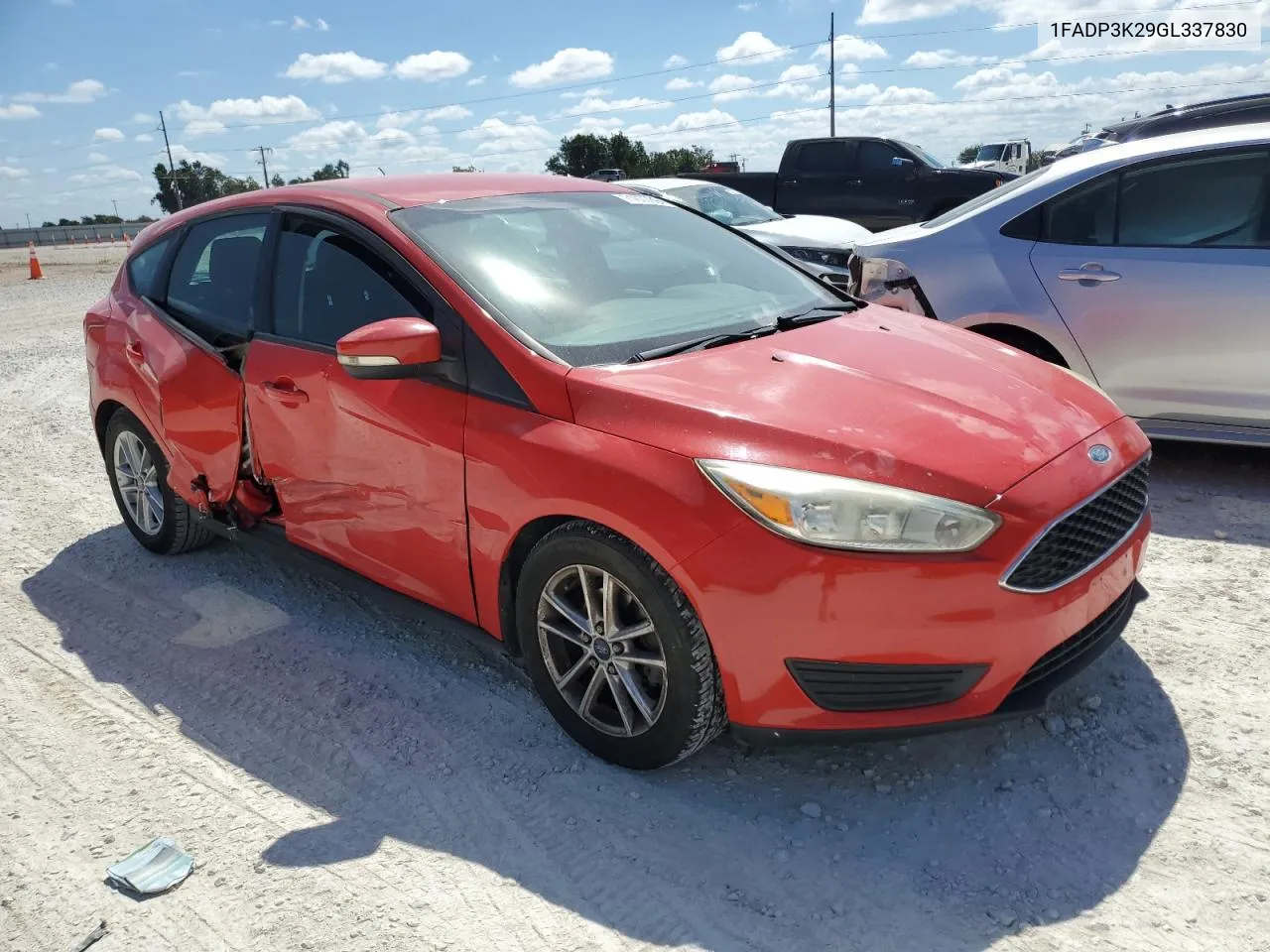 2016 Ford Focus Se VIN: 1FADP3K29GL337830 Lot: 71672894