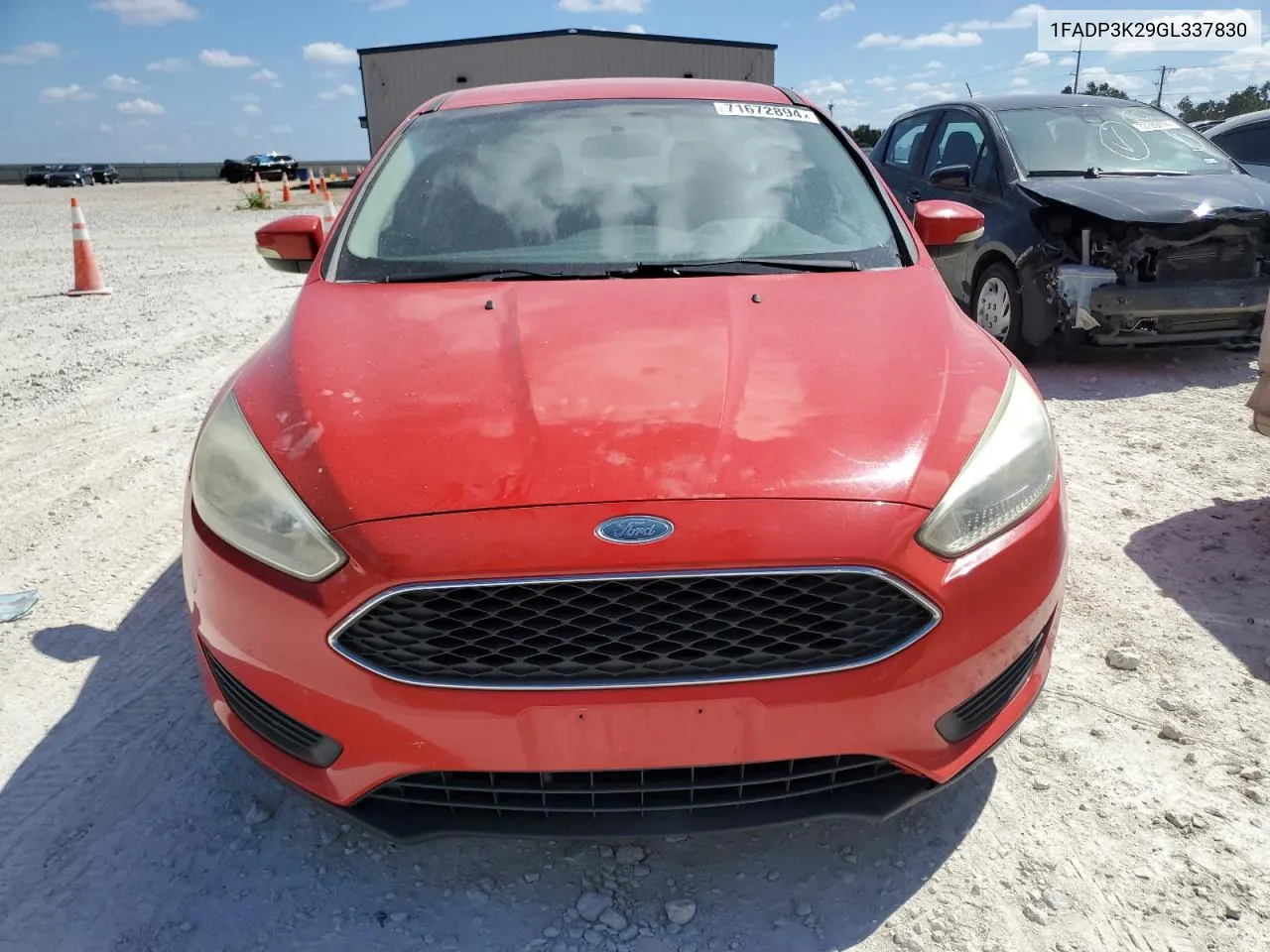 2016 Ford Focus Se VIN: 1FADP3K29GL337830 Lot: 71672894