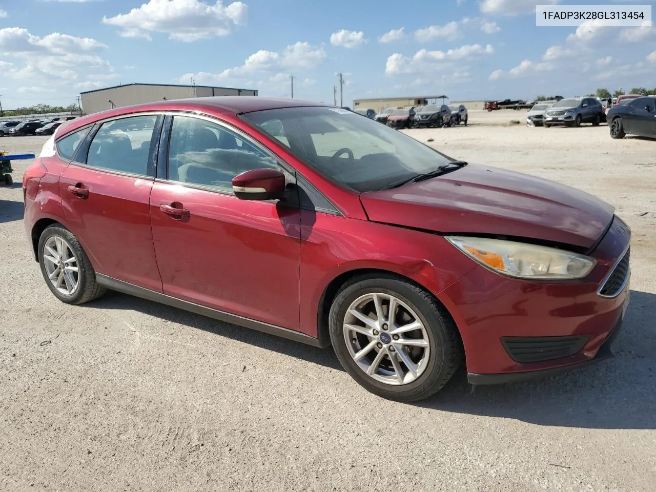 2016 Ford Focus Se VIN: 1FADP3K28GL313454 Lot: 71742004