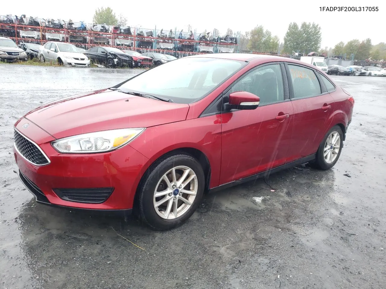 2016 Ford Focus Se VIN: 1FADP3F20GL317055 Lot: 71782924