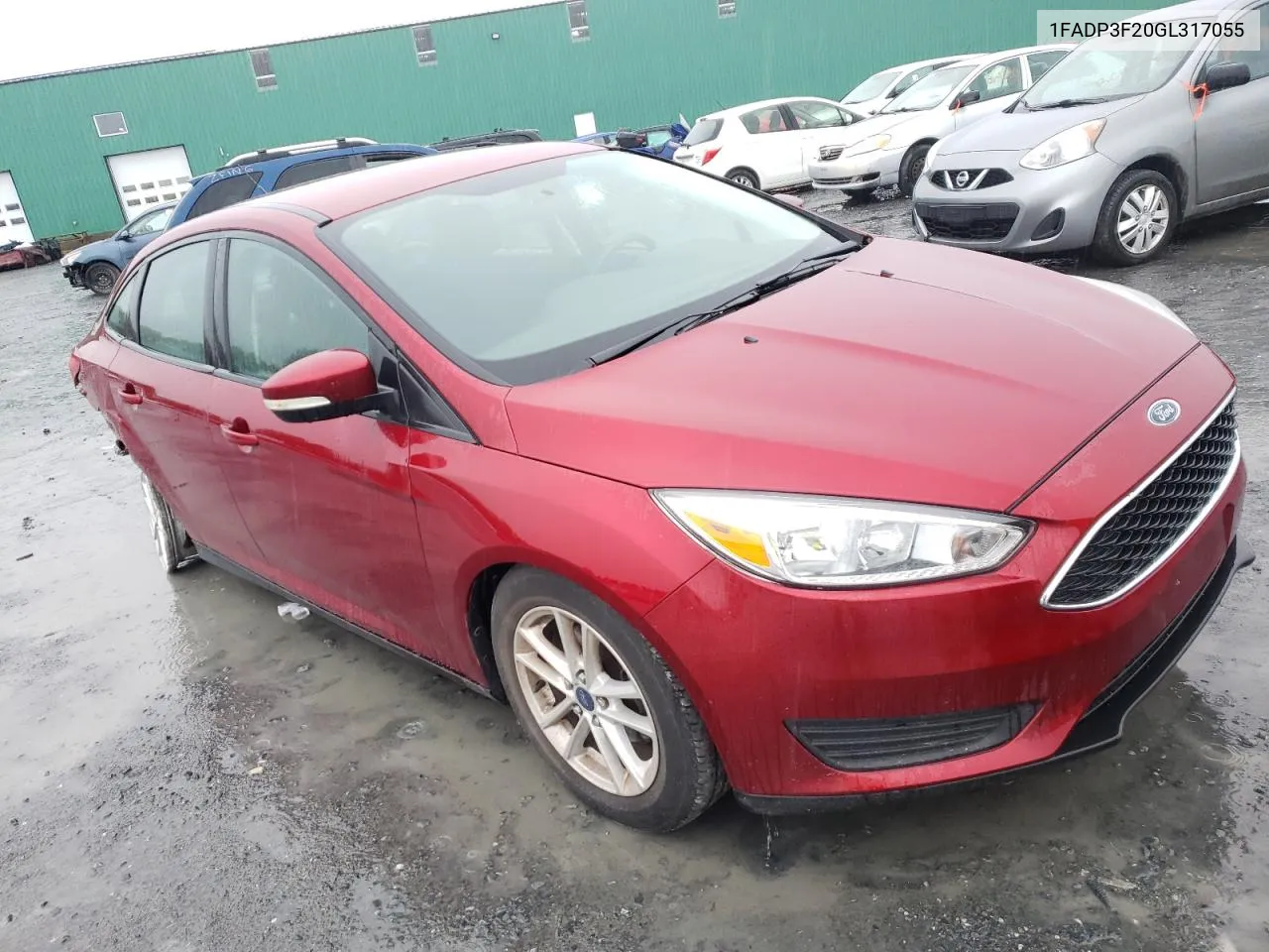 2016 Ford Focus Se VIN: 1FADP3F20GL317055 Lot: 71782924