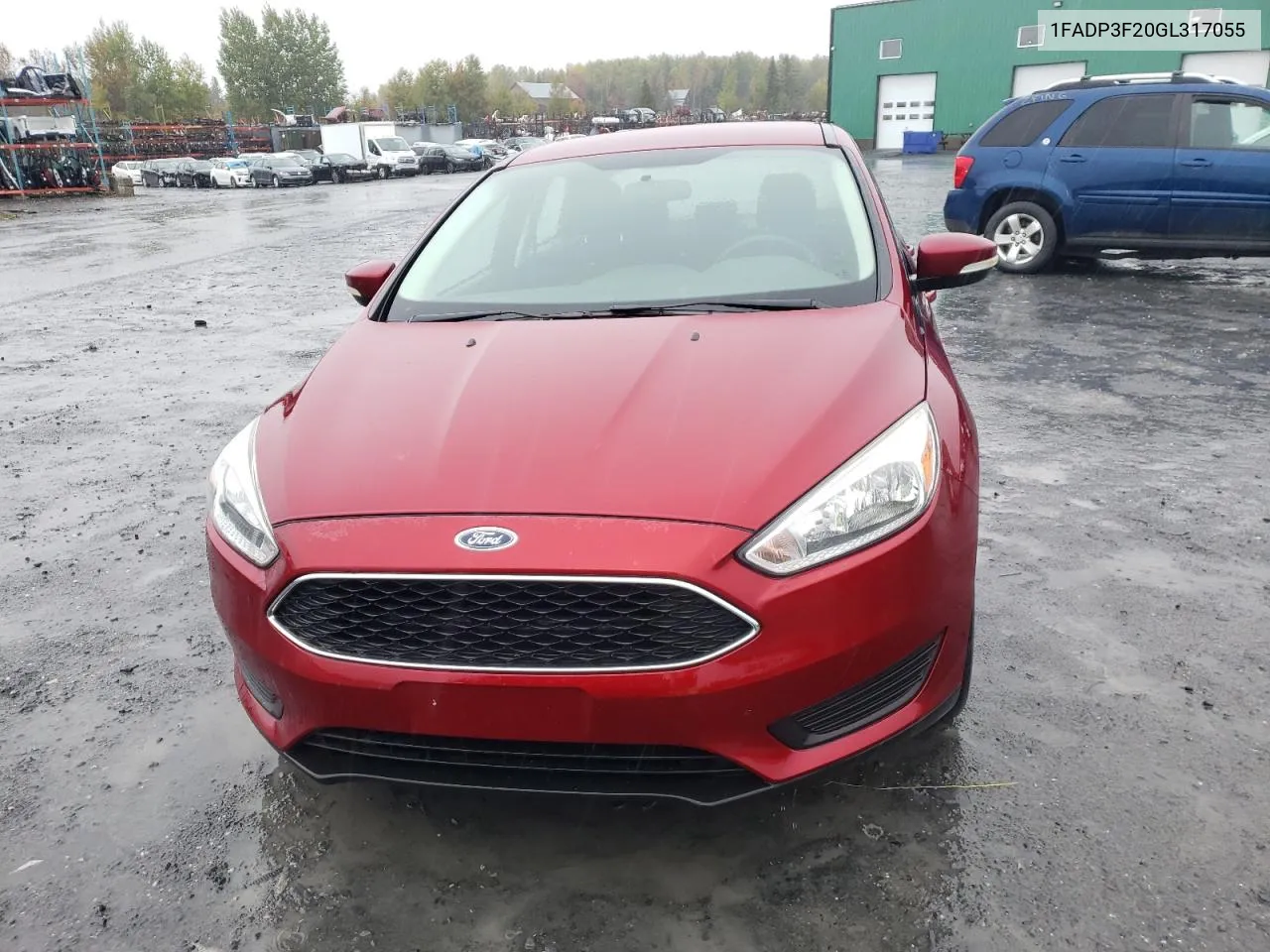 2016 Ford Focus Se VIN: 1FADP3F20GL317055 Lot: 71782924