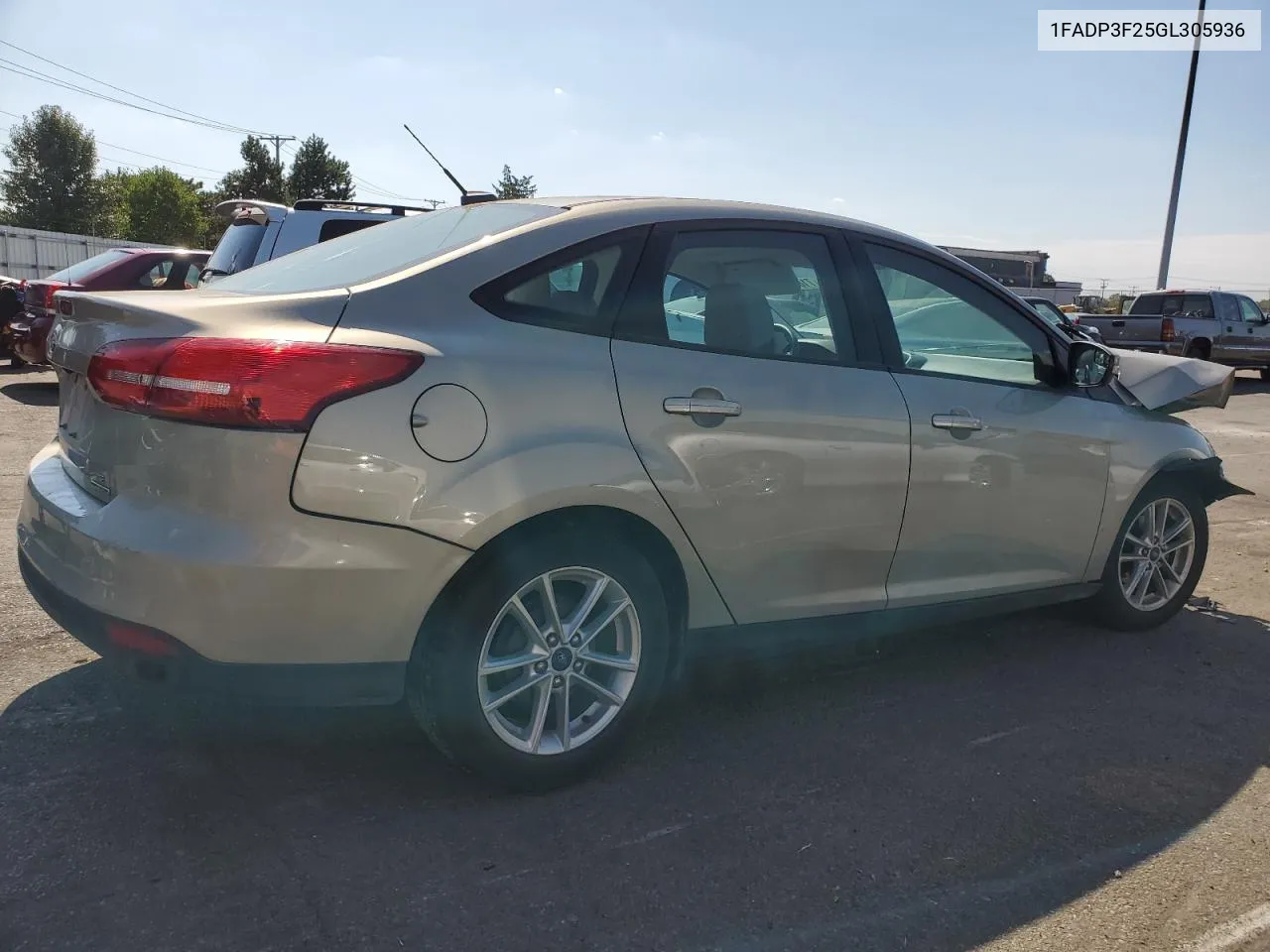 2016 Ford Focus Se VIN: 1FADP3F25GL305936 Lot: 71855894