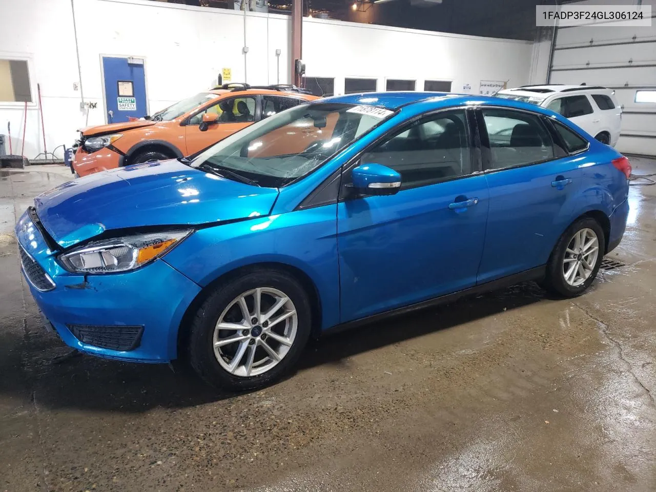 2016 Ford Focus Se VIN: 1FADP3F24GL306124 Lot: 71878114