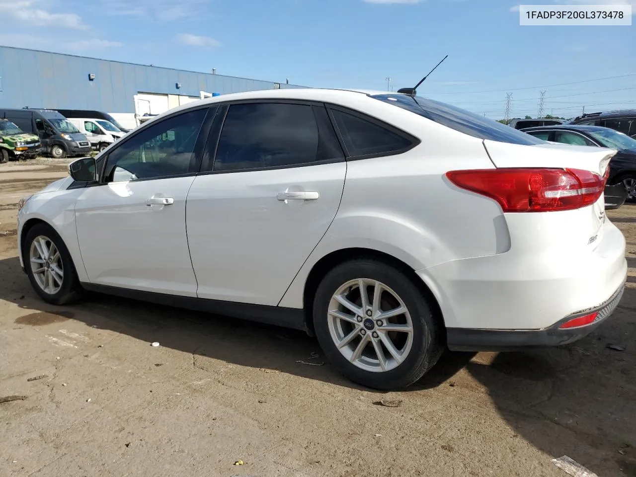 2016 Ford Focus Se VIN: 1FADP3F20GL373478 Lot: 71918204