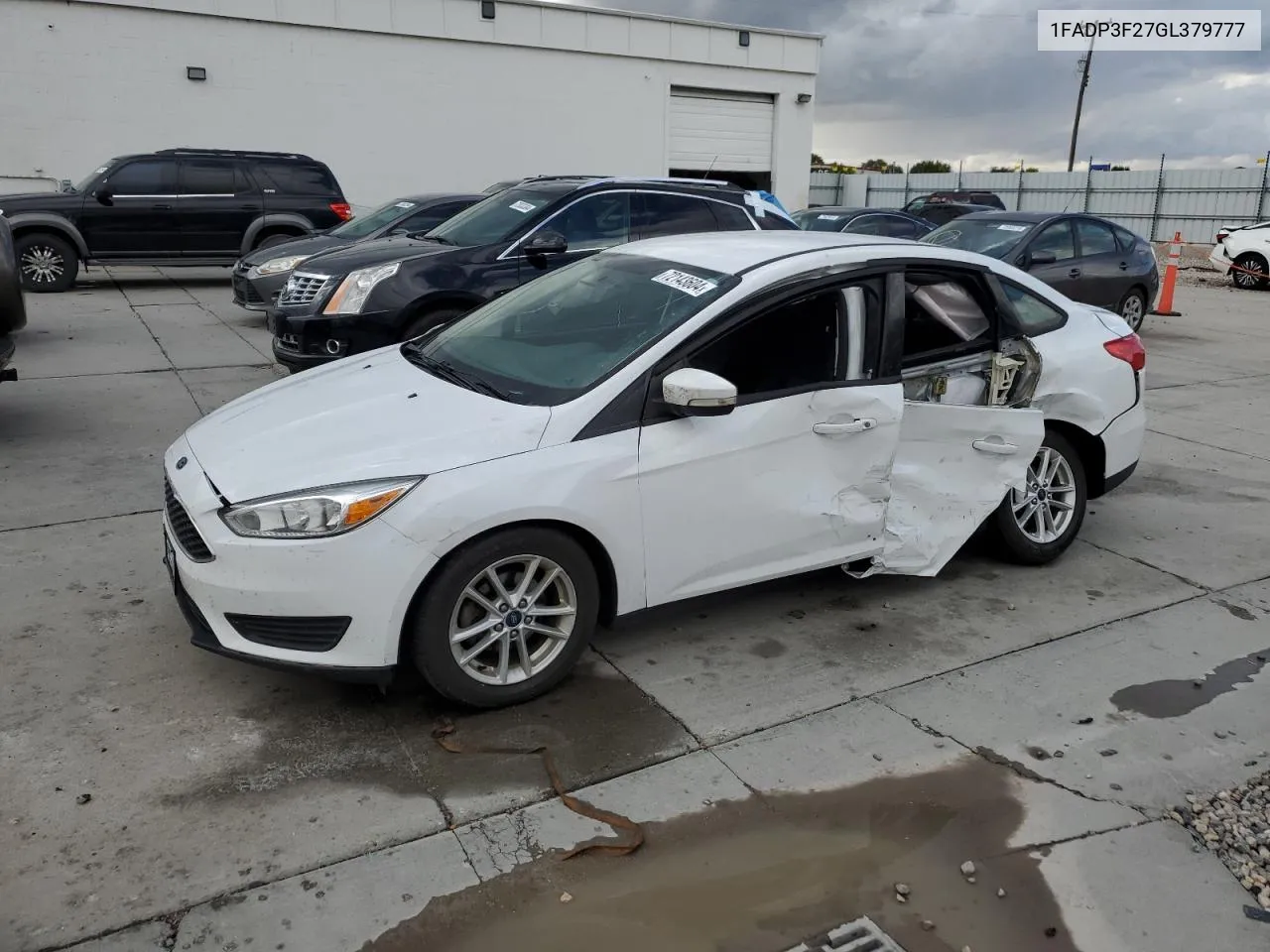 2016 Ford Focus Se VIN: 1FADP3F27GL379777 Lot: 72143604