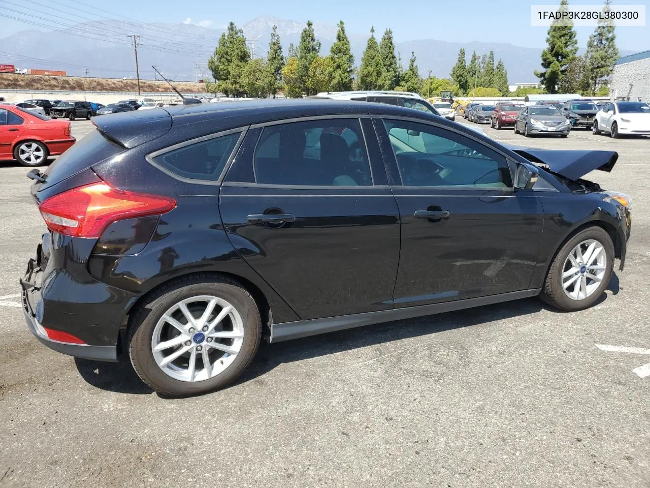 2016 Ford Focus Se VIN: 1FADP3K28GL380300 Lot: 72241284