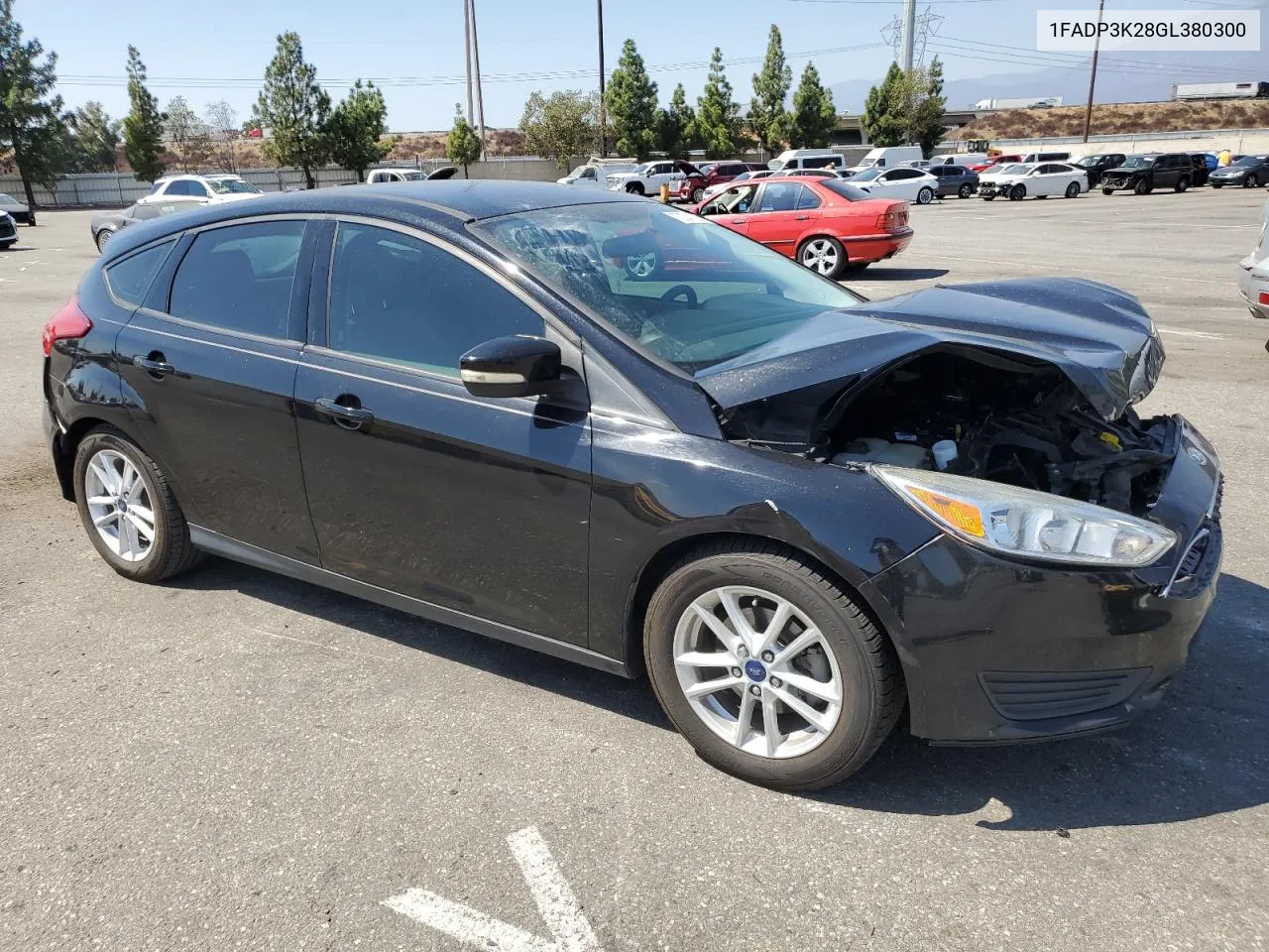 2016 Ford Focus Se VIN: 1FADP3K28GL380300 Lot: 72241284