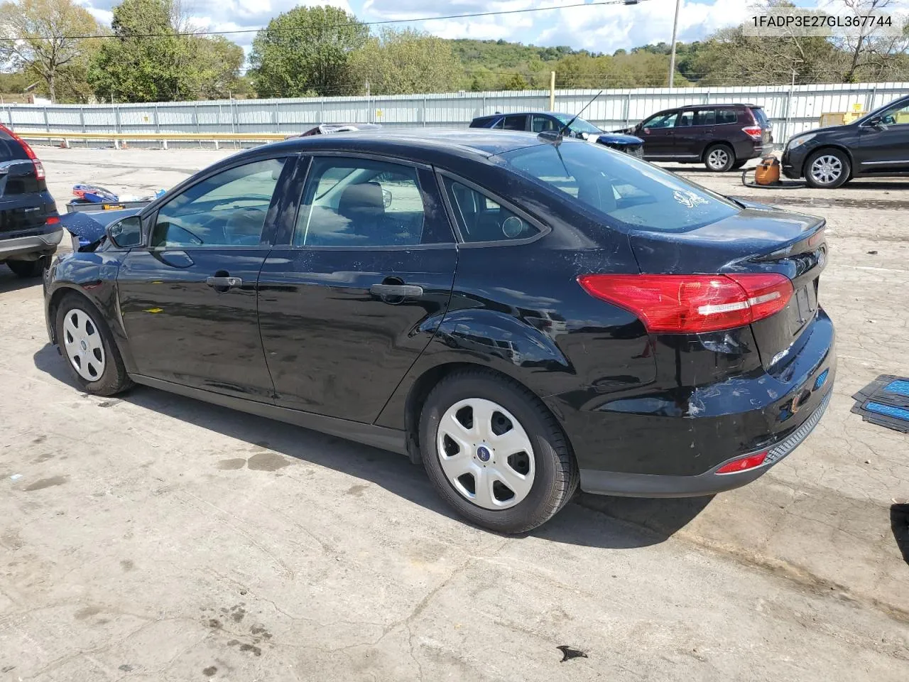 2016 Ford Focus S VIN: 1FADP3E27GL367744 Lot: 72255464