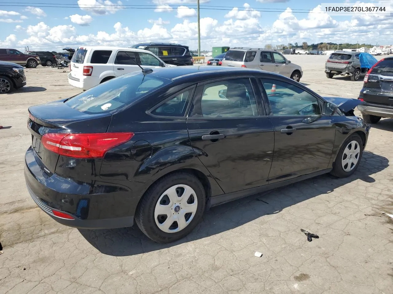 2016 Ford Focus S VIN: 1FADP3E27GL367744 Lot: 72255464