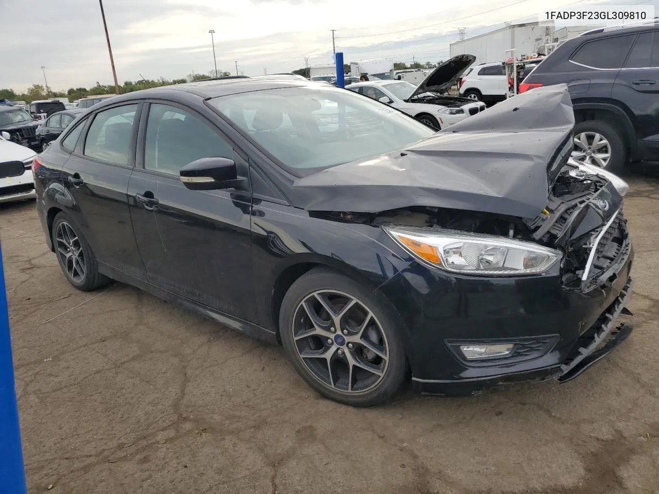 2016 Ford Focus Se VIN: 1FADP3F23GL309810 Lot: 72266104