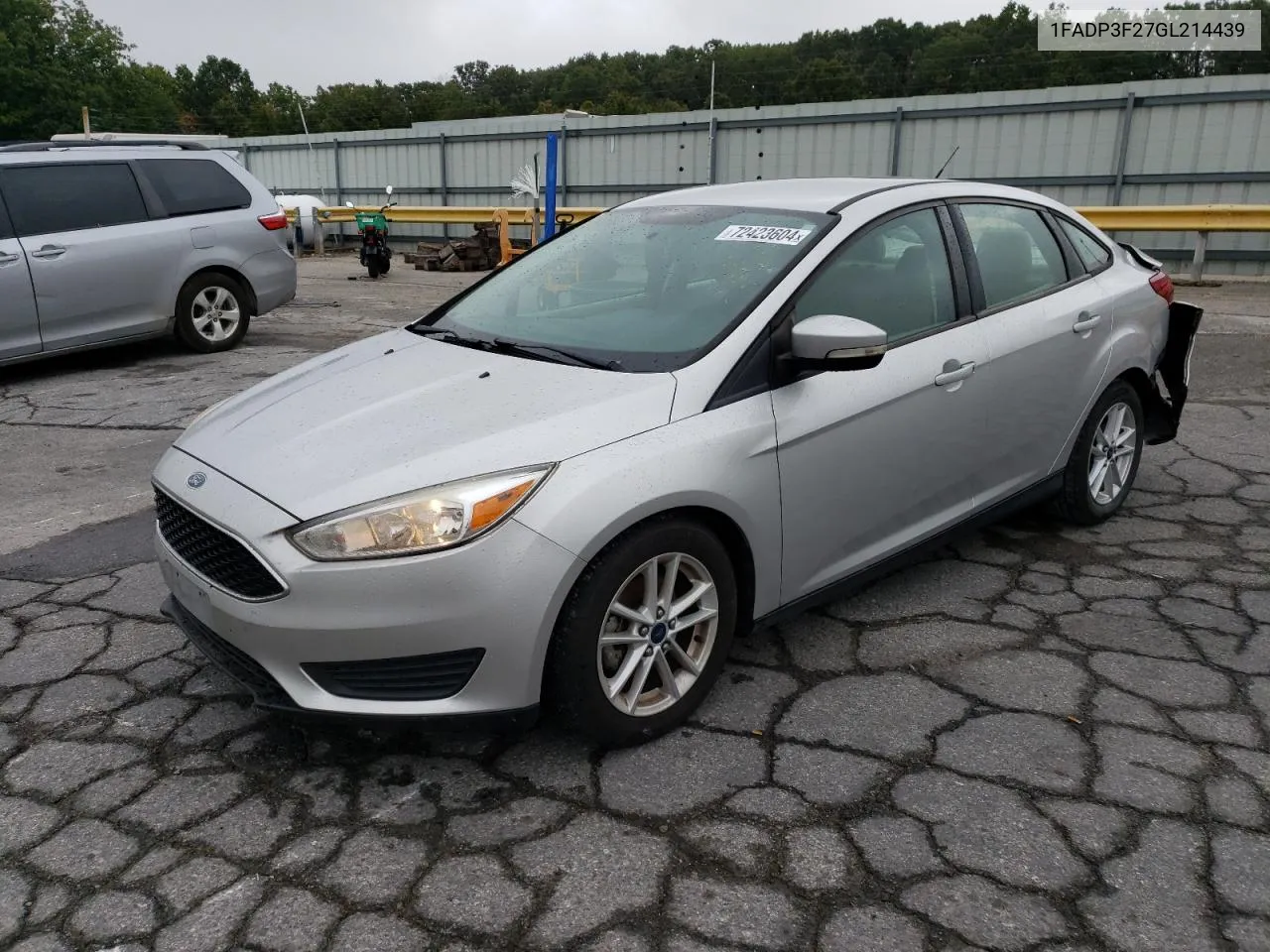 2016 Ford Focus Se VIN: 1FADP3F27GL214439 Lot: 72423604