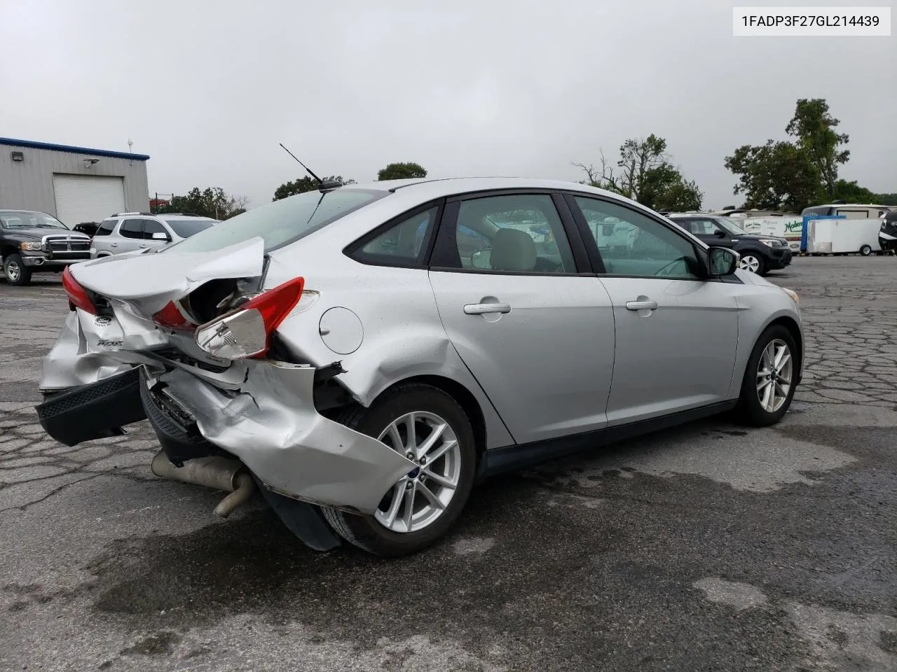 2016 Ford Focus Se VIN: 1FADP3F27GL214439 Lot: 72423604