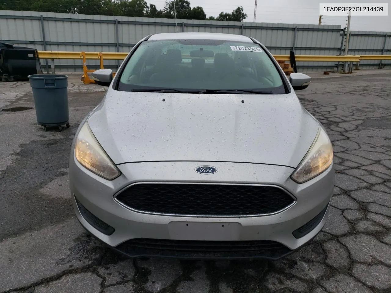 2016 Ford Focus Se VIN: 1FADP3F27GL214439 Lot: 72423604