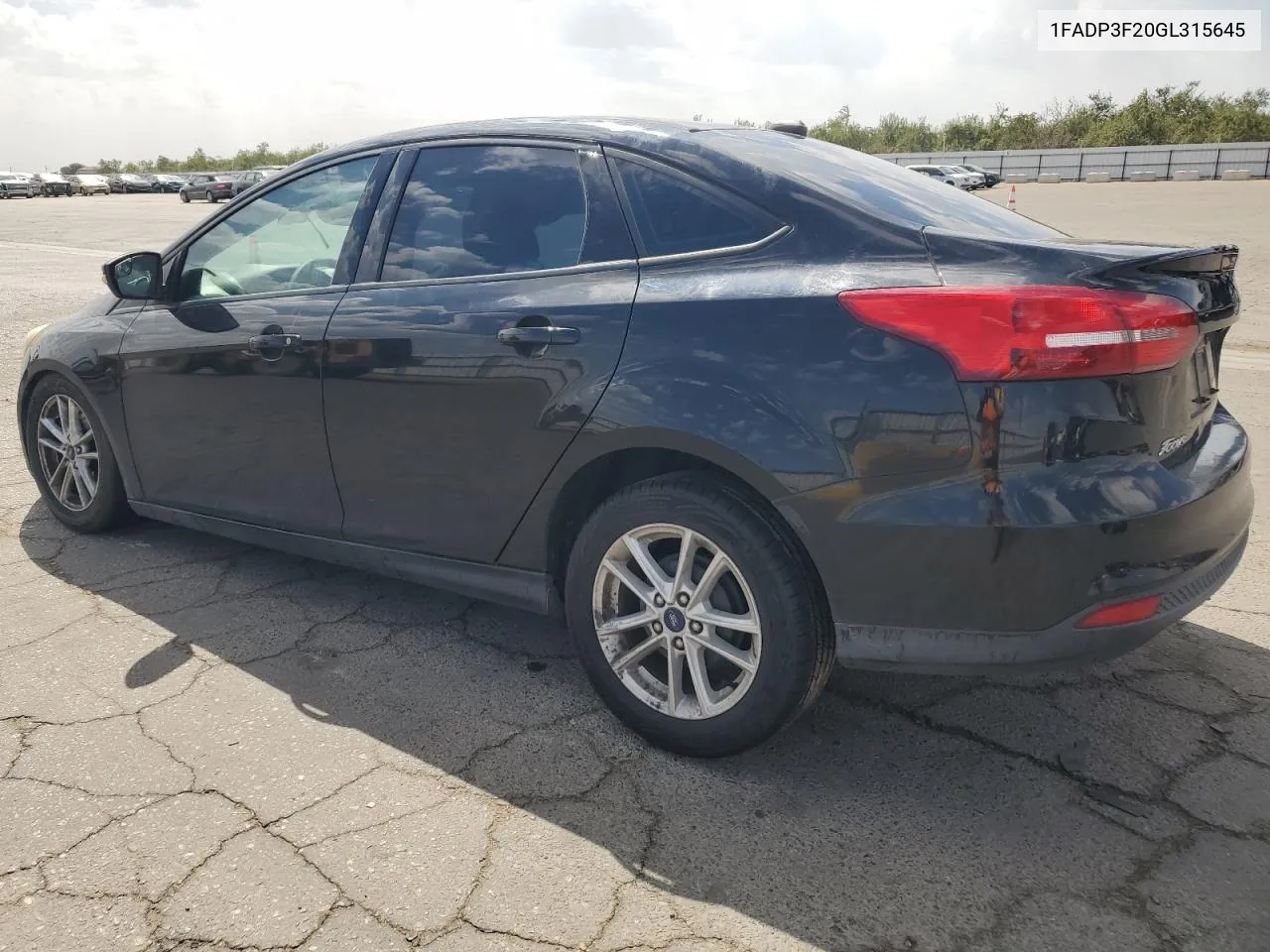 2016 Ford Focus Se VIN: 1FADP3F20GL315645 Lot: 72443304