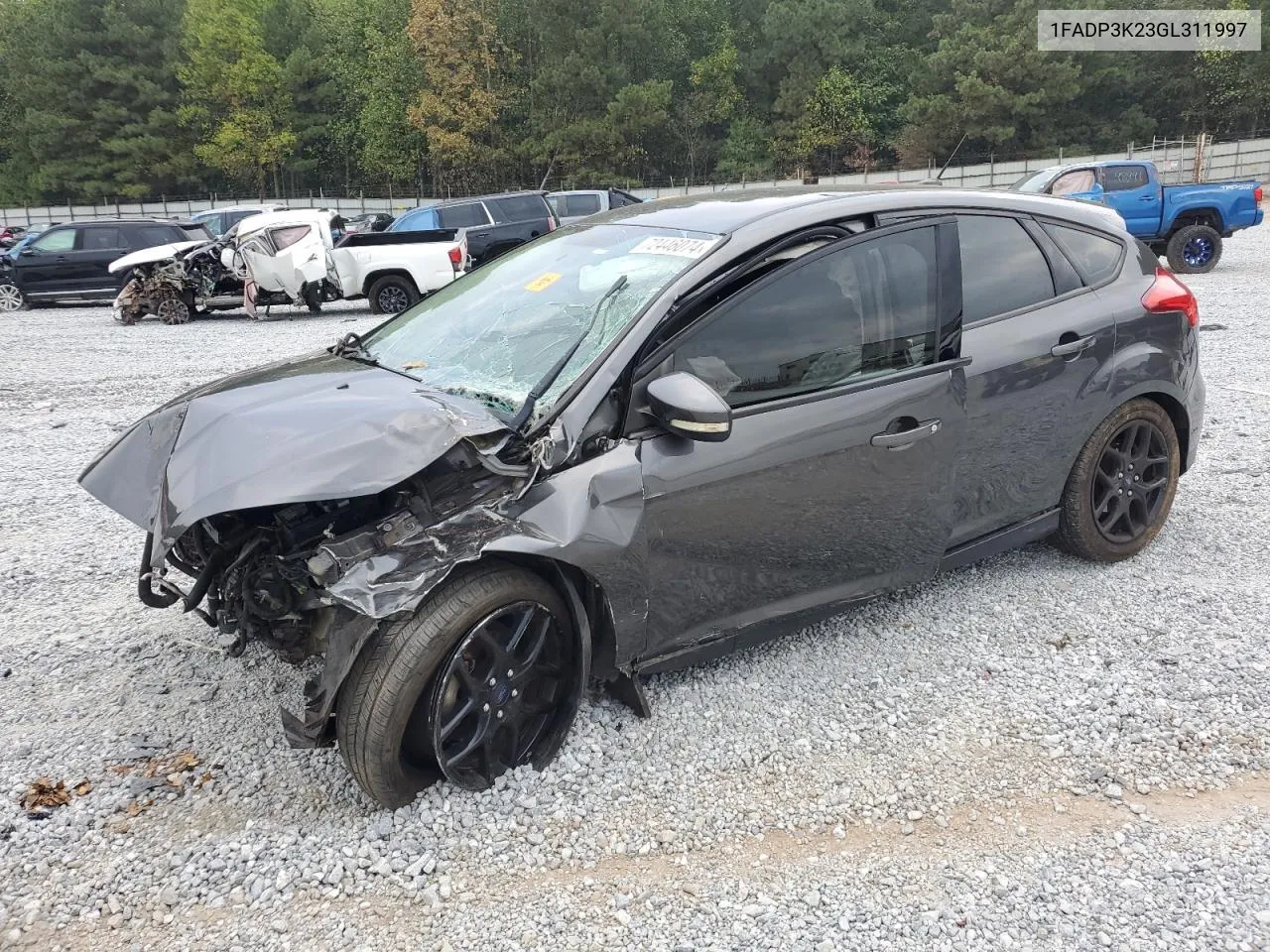 2016 Ford Focus Se VIN: 1FADP3K23GL311997 Lot: 72446074