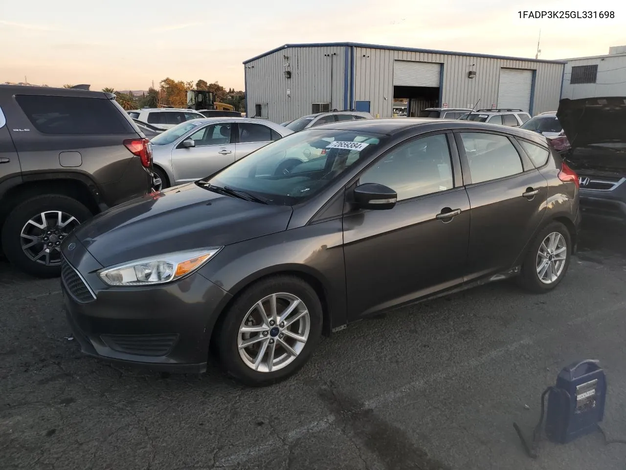 2016 Ford Focus Se VIN: 1FADP3K25GL331698 Lot: 72659384