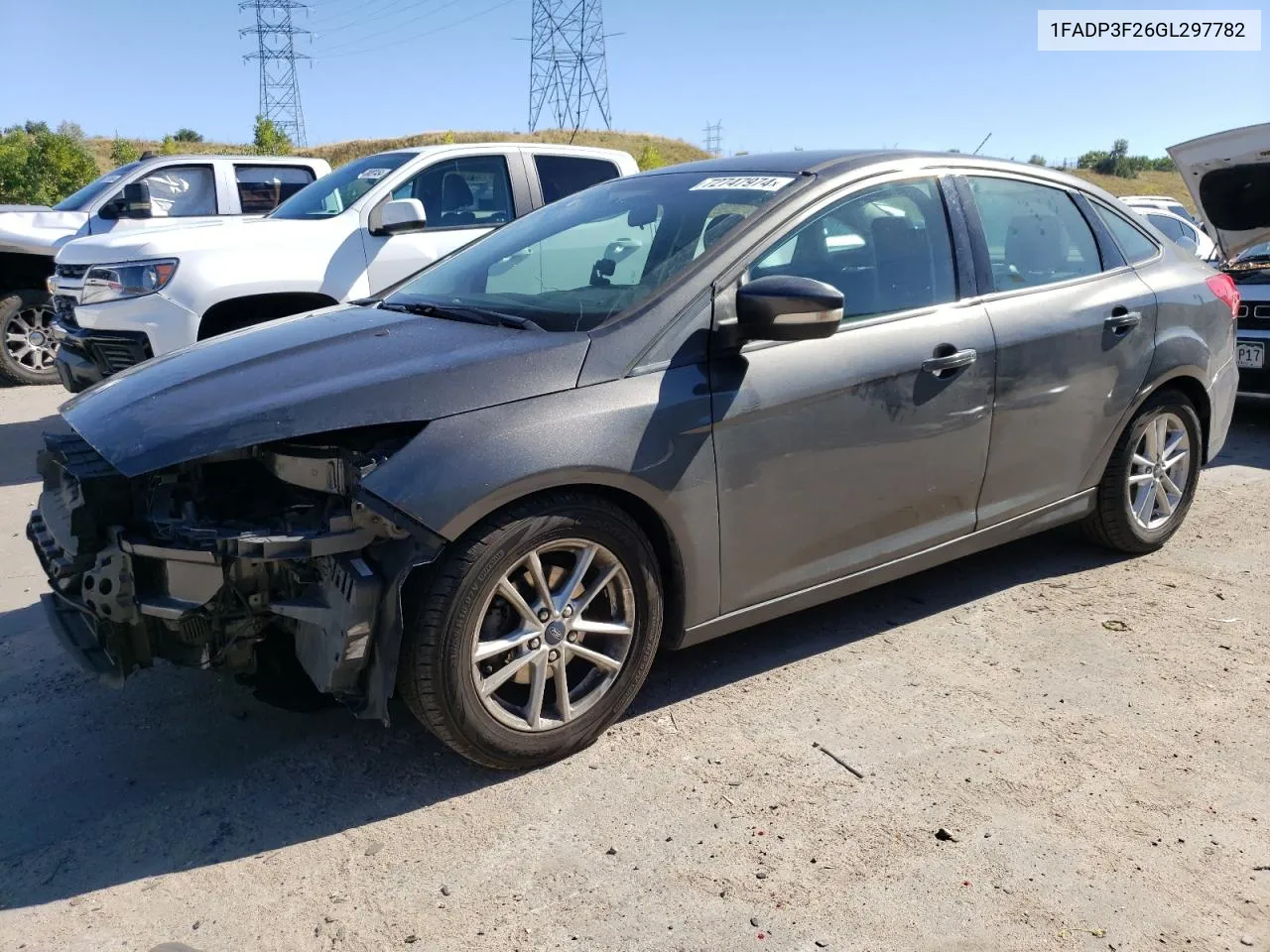 2016 Ford Focus Se VIN: 1FADP3F26GL297782 Lot: 72747974