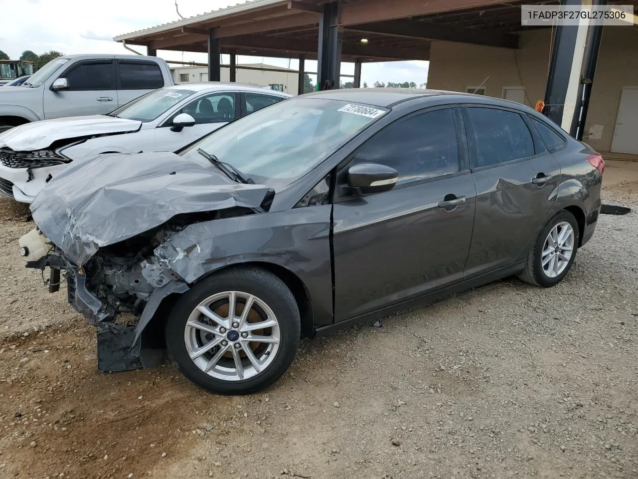 2016 Ford Focus Se VIN: 1FADP3F27GL275306 Lot: 72780684